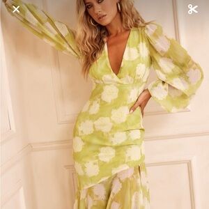 Garden Party Cocktail Dress Sage and Paige